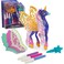 Just Play Shimmercorns Sparkle Makeover Shimmercorn, Galaxie, Unicorn, Girls Activity Set, 11 Pieces, Kids Toys for Ages 3 Up