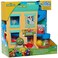 Just Play Sesame Street 'Round The Neighborhood 4-Piece Ball Drop Playset and Figures, Sounds and Phrases, Kids Toys for Ages 12 Month