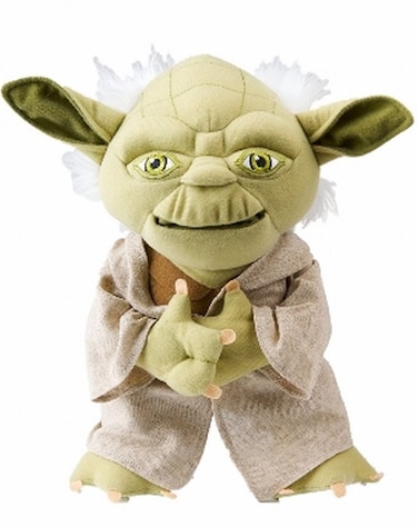 Star Wars Talking Yoda Plush Stuffed Pal Mouth Moves &amp; Talks