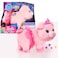 Just Play Barbie Dance &amp; Prance 9.5-inch Piggy Plush Stuffed Animal, Includes 5 Plug and Play Charms, Pink, Kids Toys for Ages 3 Up