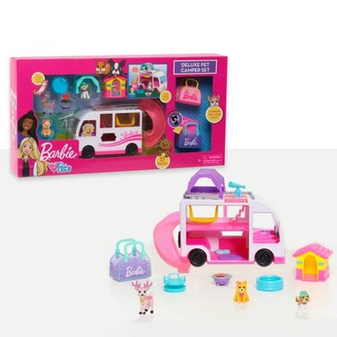 Barbie Deluxe Pet Camper Set, Ages 3 &amp; Up