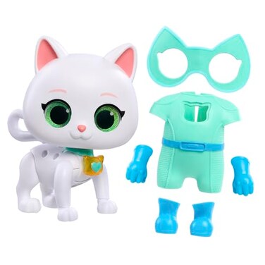 Just Play Disney Junior SuperKitties Cat-Tastic Transforming Bitsy, Toys for Kids Ages 3 Up