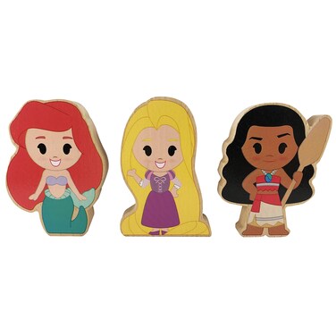 Disney Wooden Toys Frozen Figures 3-Pack, Sven, Kristoff, Olaf, Officially Licensed Kids Toys for Ages 2 Up, Amazon Exclusive
