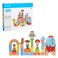 Just Play Disney Wooden Toys Toy Story Block Set, 29-Piece Set Includes 4 Block Figures, Officially Licensed Kids Toys for Ages 18 Month