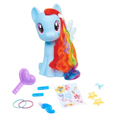 Just Play My Little Pony Rainbow Dash Styling Pony, Kids Toys for Ages 3 Up