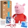 Peppa Pig 13.5-Inch Tourist Peppa Pig Plushie Stuffed Animal, Pig, Light Up Camera, Kids Toys for Ages 3 Up, Amazon Exclusive by Just Play