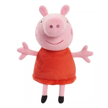 Peppa Pig 6 Inch Bean Plush   Peppa Pig Red Dress