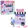 Just Play Disney Munchlings Candy Cart Playset with Lights, 13-Pieces, Color Change and Scented Figures, Kids Toys for Ages 3 Up