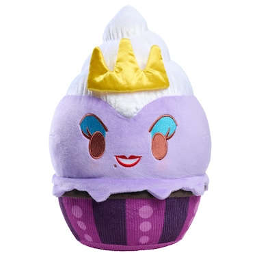 Just Play Disney Munchlings Squeeze-A-Munch Large Lavender Scented Ice Cream Sundae Ursula 10-inch Plush, Kids Toys for Ages 0