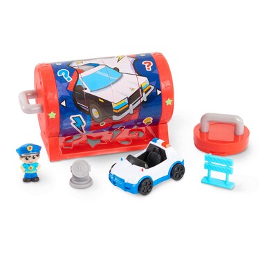 Just Play Ryan's Mystery Playdate Picture Puzzle Box, Police Ryan, Includes One Ryan Figure, Vehicle, and 3 Hint Accessories, Kids Toys for Ages 3 Up