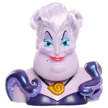 Disney Villains Fierce 'N Fun Ursula 10-inch Styling Head, 16-Pieces, Pretend Play, Officially Licensed Kids Toys for Ages 3 Up, Amazon Exclusive
