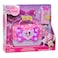 Disney Junior Minnie Mouse Bowfabulous Bag Set, 7-Piece Dress Up and Pretend Play Toy Purse, Kids Toys for Ages 3 Up by Just Play