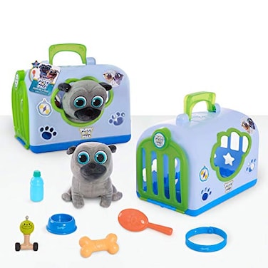 Puppy Dog Pals Groom and Go Pet Carrier, Bingo, Officially Licensed Kids Toys for Ages 3 Up by Just Play