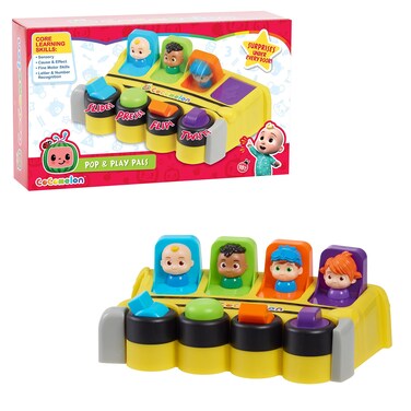 Just Play CoComelon Pop &amp; Learn Pals, Features 4 CoComelon Characters, Learning and Education, Kids Toys for Ages 18 Month