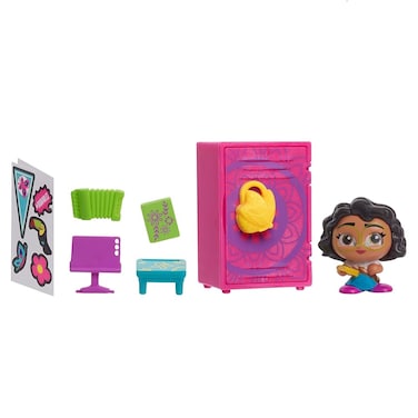 Inspired by Disney Doorables Academy Surprise Locker Collectible - Identified, Unopened Figure and Locker Set - Includes 7 Pieces - Mirabel