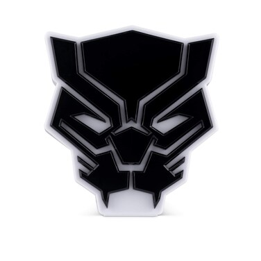 Marvel Black Panther LED Mood Light   Mood Lighting Black Panther Figure   Collectible Black Panther Marvel Mask Mood Light Lamp   White LED Mood Light   6 Inches Tall