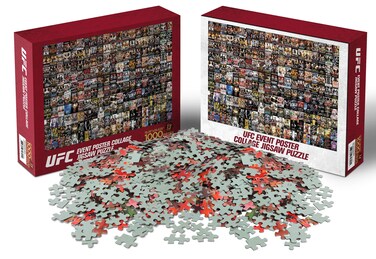 UFC Poster Collage Puzzle, Multicolor, One Size (1050301271)