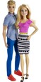 Barbie &amp; Ken Doll Set, 2-Pack of Fashion Dolls Featuring Removable Clothes Including Denim Button Down &amp; Pink Blouse (Amazon Exclusive)