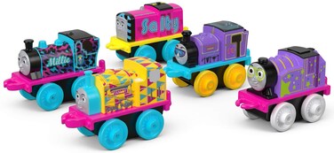 Thomas &amp; Friends MINIS toy trains with glow-in-the-dark features