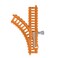 Replacement Part for Thomas and Friends Trackmaster Builder Bucket FXX69 - Orange TL Left Turnout Track