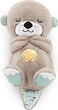 Fisher-Price Baby Toy Soothe 'n Snuggle Otter Portable Plush Sound Machine with Music Lights &amp; Breathing Motion for Newborns 0+ Months