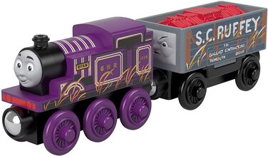 Thomas &amp; Friends Wood Ryan Engine &amp; S.C. Ruffey Cargo Set