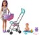 Barbie Skipper Babysitters Inc Playset with Doll, Stroller, Baby Doll &amp; 5 Accessories, Remove Stroller Seat for Carrier