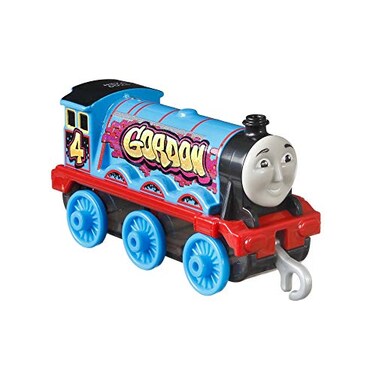 Thomas &amp; Friends Graffiti Gordon Push-Along Train Engine for Preschool Kids Ages 3 Years and Up