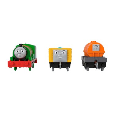 Thomas &amp; Friends Percy and Troublesome Truck, Battery-Powered Motorized Toy Train for Preschool Kids Ages 3 Years and up