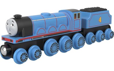 Thomas &amp; Friends Wooden Railway Toy Train Gordon Push-Along Wood Engine &amp; Coal Car for Toddlers &amp; Preschool Kids Ages 2+ Years (Amazon Exclusive)