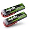 OVONIC 3s Lipo Battery 50C 5500mAh 11.1V Lipo Battery with Dean-Style T Connector for RC Airplane Quadcopter Helicopter FPV Drone(2 Packs)