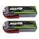 OVONIC 3s 11.1V Lipo Battery 8000mAh 50C Max to 80C Lipo Battery Soft Case with Deans T Connector for RC Airplane Helicopter Car Truck Boat (2 Packs)