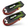OVONIC 3S Lipo Battery 25C 2200mAh 11.1V Lipo Battery with XT60 Connector for RC Airplane Helicopter Quadcopter RC Car Truck Boat(2 Packs)