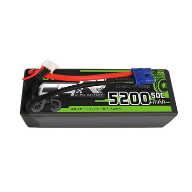 OVONIC 3S Lipo Battery 50C 5200mAh 11.1V Lipo Battery with EC3 Connector for 1/8 1/10 RC Car Truck Boat Vehicles