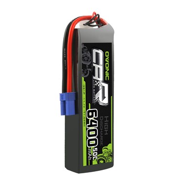 OVONIC 3S Lipo Battery 60C 6400mAh 11.1V Lipo Battery with EC5 Connector for Arrma 1/5 1/8 1/10 RC Car and Truck