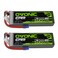 OVONIC 3S Lipo Battery 5200mAh 11.1V 80C with EC3 Plug Battery for RC Car Boat Truck Helicopter Airplane Racing Models(2 Pack)