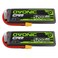 OVONIC Lipo Battery 2S 5200mAh Battery 7.4V 80C Battery with XT60 Plug Soft Case for 1/8 1/10 RC Vehicles Car Slash RC Buggy Truggy RC Airplane UAV Drone(2 Packs)