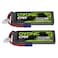 OVONIC 3S 6000mAh Lipo Battery 11.1V 60C Battery with EC5 Connector for Helicopter Airplane Quadcopter RC Airplane RC Car Truck Boat(2 Pack)