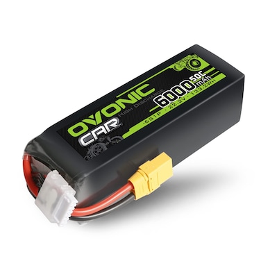 OVONIC 6S Lipo Battery 6000mAh 50C 22.2V with XT90 Plug Soft Case RC Battery Compatible for DJI Airplane RC Quadcopter Helicopter Car Truck Boat Hobby