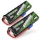 OVONIC Lipo Battery 6500mAh 80C 11.1V 3S RC Battery with EC5 Connector for RC Plane DJI Quadcopter RC Airplane RC Helicopter RC Car Truck Boat 2pcs