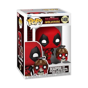 Funko POP! &amp; Buddy: Deadpool &amp; Wolverine - Deadpool with Headpool - Collectable Vinyl Figure - Gift Idea - Official Merchandise - for Kids &amp; Adults - Movies Fans - Model Figure for Collectors