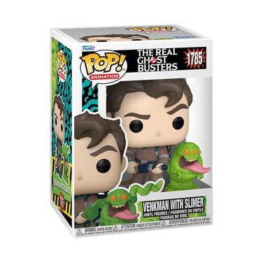 Funko POP&amp;Buddy: The Real Ghostbusters - Dr. Peter Venkman with Slimer - The Real Ghostbusters - Collectable Vinyl Figure - Gift Idea - Official Merchandise - for Kids &amp; Adults - Cartoons Fans
