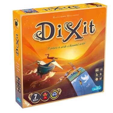 Dixit Board Game - The Award-Winning Game of Imagination and Creativity! Fun Family Storytelling Game for Kids &amp; Adults, Ages 8+, 3-6 Players, 30 Minute Playtime, Made by Libellud