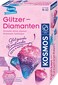 KOSMOS 657758 Glitter Diamonds, Create and Design Sparkling Jewellery Pendants, with Casting Moulds, Jewellery Ribbons, Glitter, Granules in 3 Colours, Experiment Set for Children from 8-12 Years