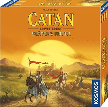 KOSMOS 682736 Catan - Cities &amp; Knights, Expansion to Catan - The Game, Board Game for 3-4 People from 12 Years, Only Playable with The Base Game, Settlers of Catan
