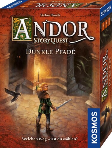 KOSMOS 698973 The Legends of Andor - StoryQuest - Dark Paths, Story Game in The World of The Legends of Andor, Adventure Game, Fantasy Game, from 12 Years