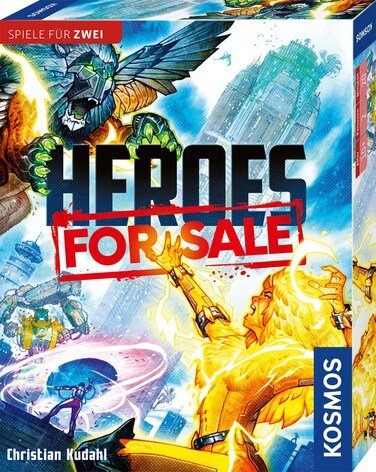 Kosmos 741839 Heroes for Sale, Duel Card Game, Game for Two, Trading Card Game Feeling, Cool Superhero Deck