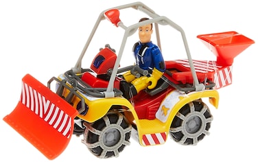 Simba 109251049038 Veicolo Fireman Vehicle Mercury Snow with Character Sam, + 3 Years, Multi-Coloured
