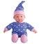 Simba 105010010 - Laura Little Star, Soft Body Doll in Cute Romper and Hat with Luminous Moons and Stars, 20 cm, Glow in The Dark, Baby Doll from 12 Months