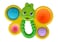 Simba 104010007 ABC Lustiger Plopp Schmetterling/mit 4 weichen Ploppern in bunten Farben / 14cm Funny Butterfly/with 4 Soft Ploppers Colours / 14 cm